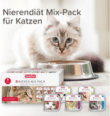 BEAPHAR – Nierendiät Mix Pack – Diätalleinfuttermittel Für Katzen Mit Chronischer Niereninsuffizienz – Zur Unterstützung Der Renenfunktion – 6X 100 g