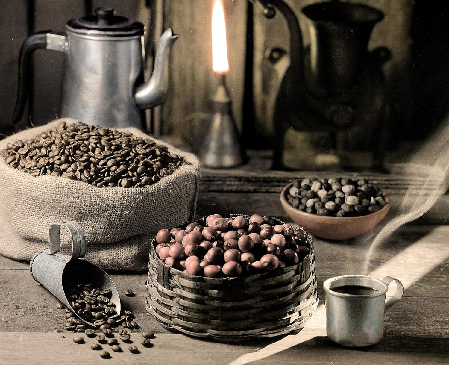 C&T „Ragnarök Coffee“ nordischer Röst-Kaffee | 1000g Bohne Gans | als Espresso & Cafe Crema Trinkbar | kräftig + würzig + aromatisch | 100 % natürlich mit Koffein