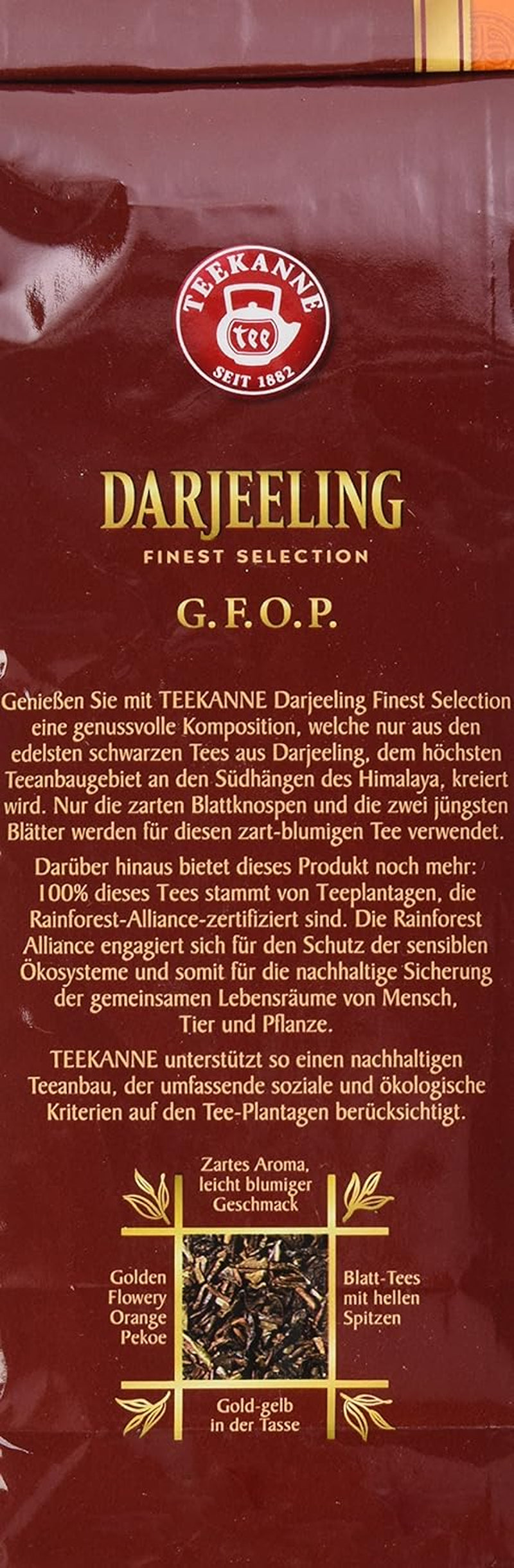 Darjeeling-Teekanne – 250 g