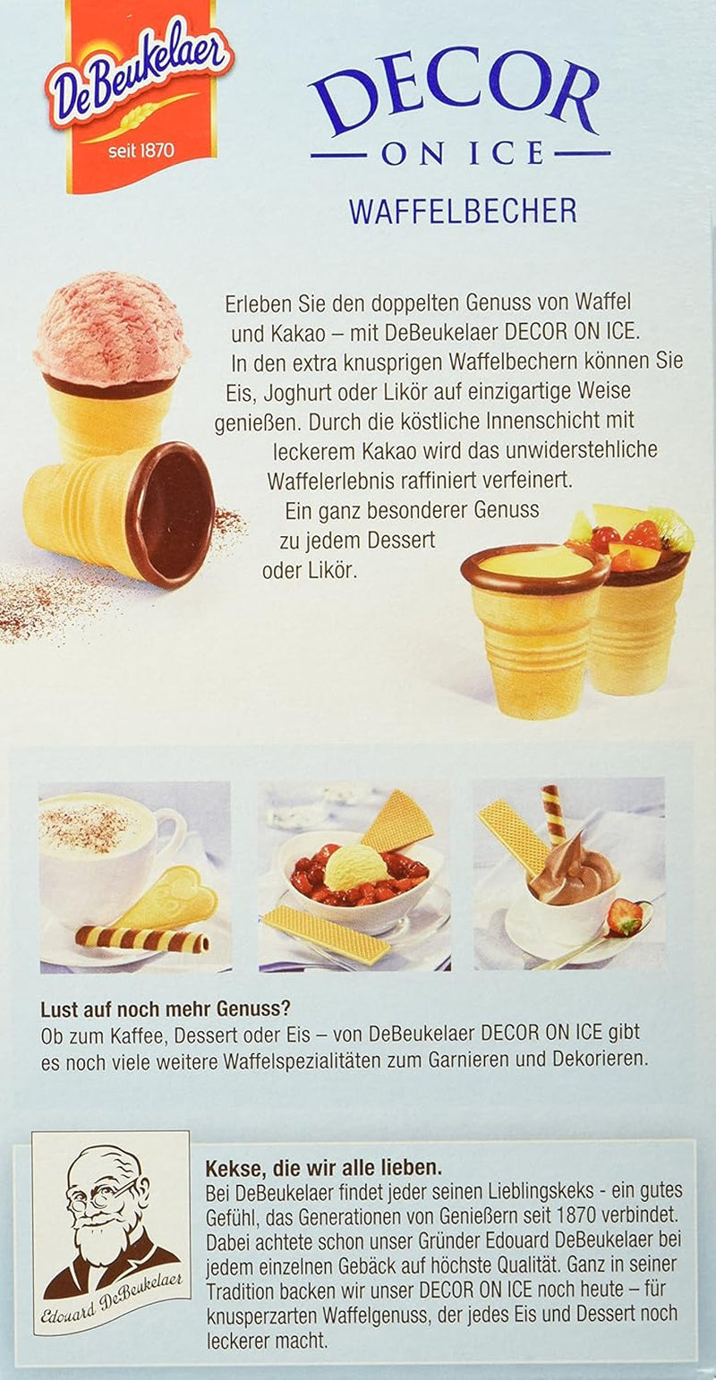 Debeukelaer Decor on Ice - Waffelpackungen, 12er Pack (12 x 60g)