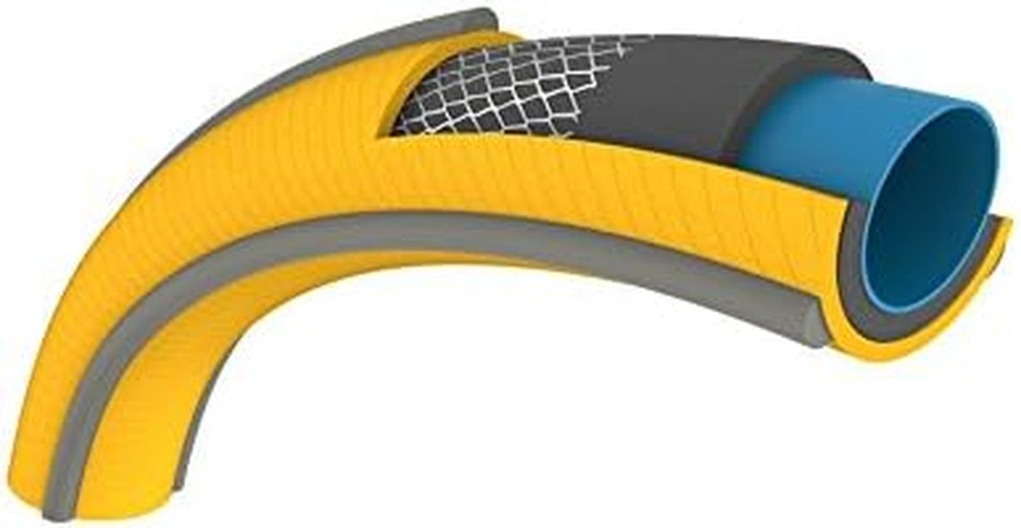 HOZELOCK - Tricoflex Ultraflex Schlauch Ø 12,5 mm (1/2") 20 M: Flexibler Gartenschlauch, wetterfest, verdreh- und biegefest, aus 40 % recyceltem PVC [117002], gelb