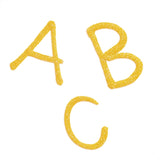 Günthart Backdecor 25 g Zucker mit Buchstaben GOLD für alle Desserts in goldener Farbe aus Zucker für schöne Buchstaben und Motive, 1 Packung (25 g)