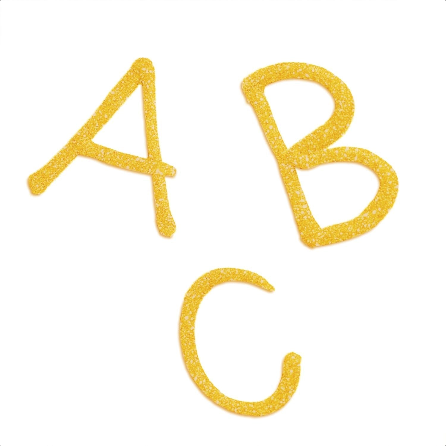 Günthart Backdecor 25 g Zucker mit Buchstaben GOLD für alle Desserts in goldener Farbe aus Zucker für schöne Buchstaben und Motive, 1 Packung (25 g)