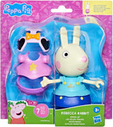 Peppa Wutz Luisa Löffel – lustige Anziehfigur, 15 cm große Mädchenpuppe mit Anziehzubehör und Kleidung, interaktives Spielzeugset für Kleinkinder ab 3 Jahren