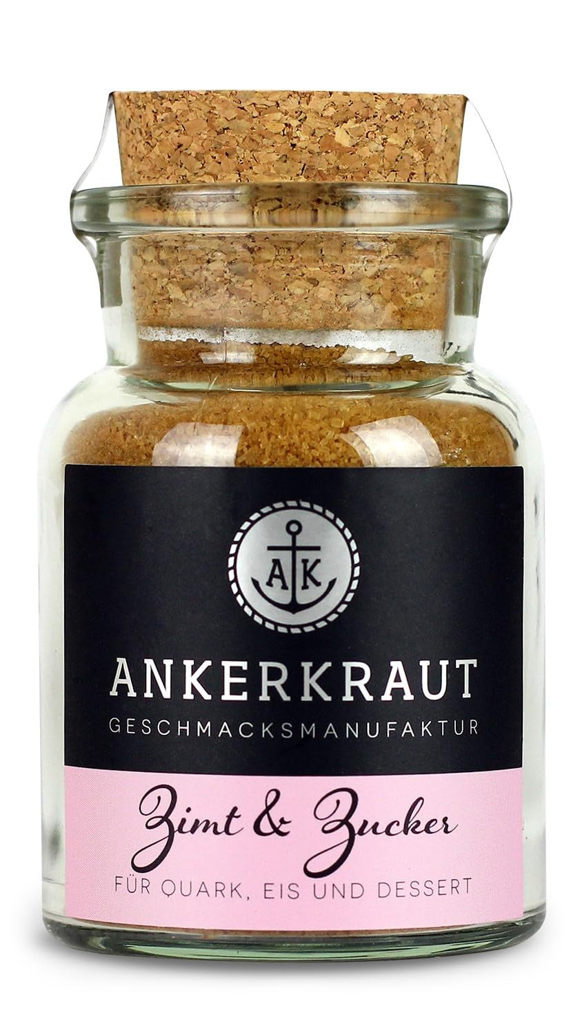 Ankerkraut Zimt & Zucker, 100g im Korkglas