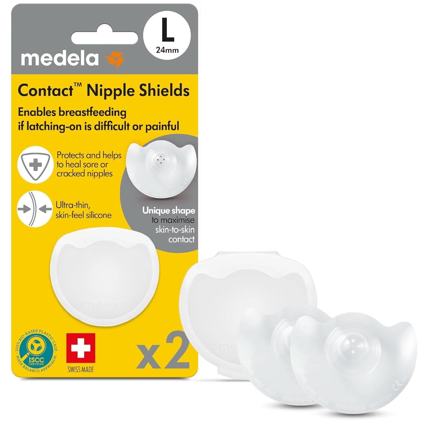 Medela 200.1631 Brusthütchen, mehrfarbig Zubehör Essen und Stillen Bebe Naty Shop
