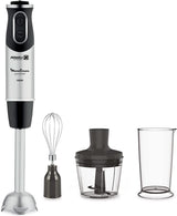 DD6558 DD655810 Quickchef 3-In-1 Tauchmixer, Powelix-Technologie, 3 Zubehörteile, Edelstahl, Stahl/Schwarz Kitchen Naty Shop