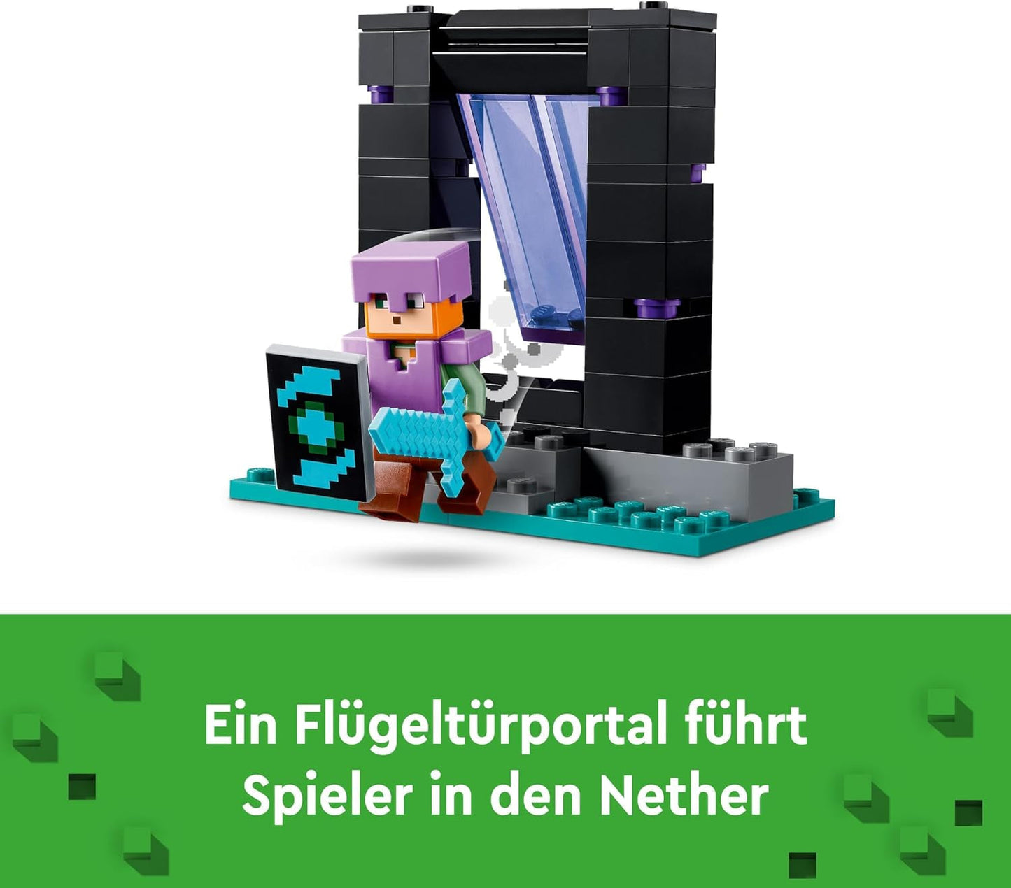 LEGO Minecraft The Armory Spielset mit Heldenfiguren, Spielzeugwaffen und Alex-Figur, Actionspielzeug für Jungen und Mädchen, Geschenk für Gamer und Kinder ab 7 Jahren 21252 Bausets Besuchen Sie den LEGO-Store