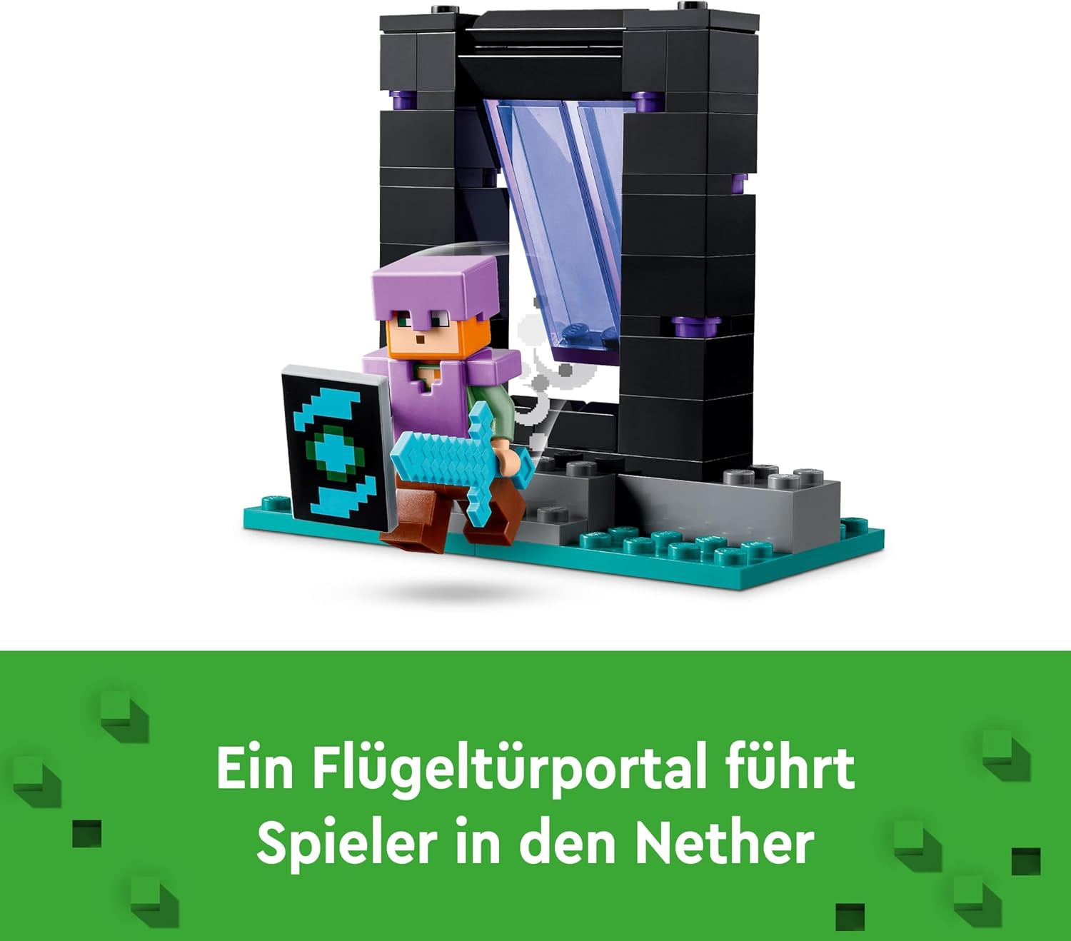 LEGO Minecraft The Armory Spielset mit Heldenfiguren, Spielzeugwaffen und Alex-Figur, Actionspielzeug für Jungen und Mädchen, Geschenk für Gamer und Kinder ab 7 Jahren 21252 Bausets Besuchen Sie den LEGO-Store