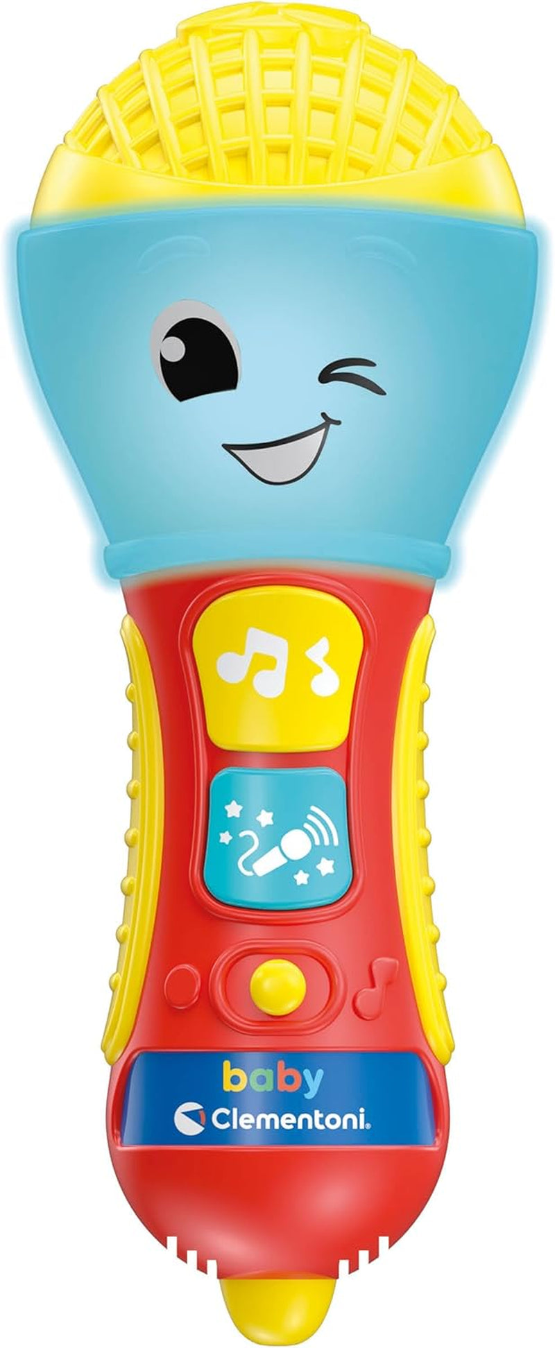 Clementoni – Baby-Mikrofon, elektronisches Musikspiel für die frühe Kindheit, Spielzeug 10–36 Monate, Aktivitätscenter mit Licht und Geräuschen, 17931 Bebe Naty Shop Toys Standardtitel