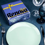 Renova Papierservietten, Goldblau – 40 Servietten