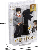 Mattel Harry Potter – Sammelpuppe (ca. 26 cm) mit Hogwarts-Uniform, Gryffindor-Robe und Zauberstab, Spielzeug ab 6 Jahren FYM50 Actionfiguren Naty Shop