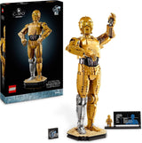 LEGO Star Wars C-3PO B, baubarer Droide, Sammlermodell, Bauen und Ausstellen, nostalgische Geschenkidee für Erwachsene und Fans, Sammlerstück, Fantasy-Spielset 75398 Bausets Besuchen Sie den LEGO-Store Singur