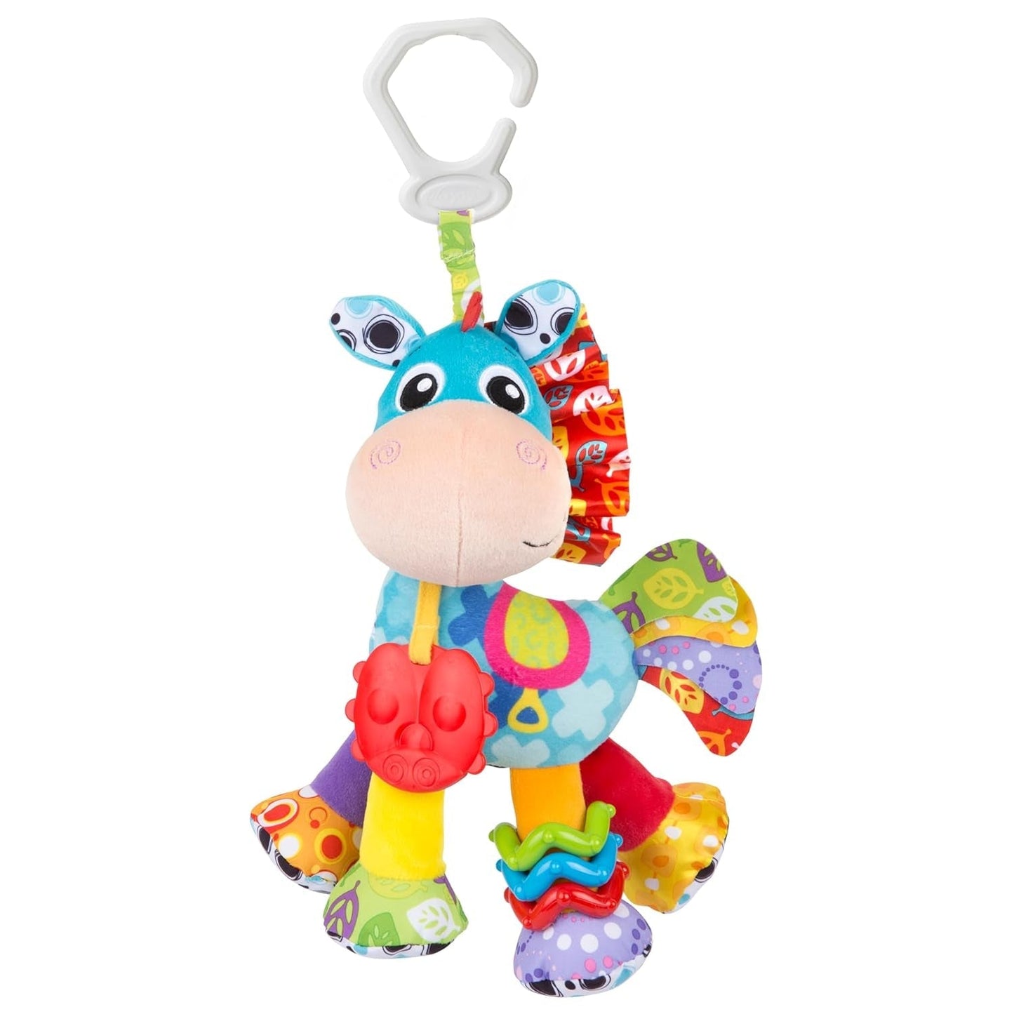 Playgro Clip Clop Sensory Garden Activity Geschenkpaket – Sensorisches Gartenspielzeug für Babys ab 0 Monaten – Interaktives Spielzeug mit Rasseln, Beißring und Kinderwagenfreund – 4 Stück