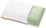 Marcapiuma Memory Foam Kissen, grün, natur, mit Kräutern, 2 Stück Naty Shop Standardkissen