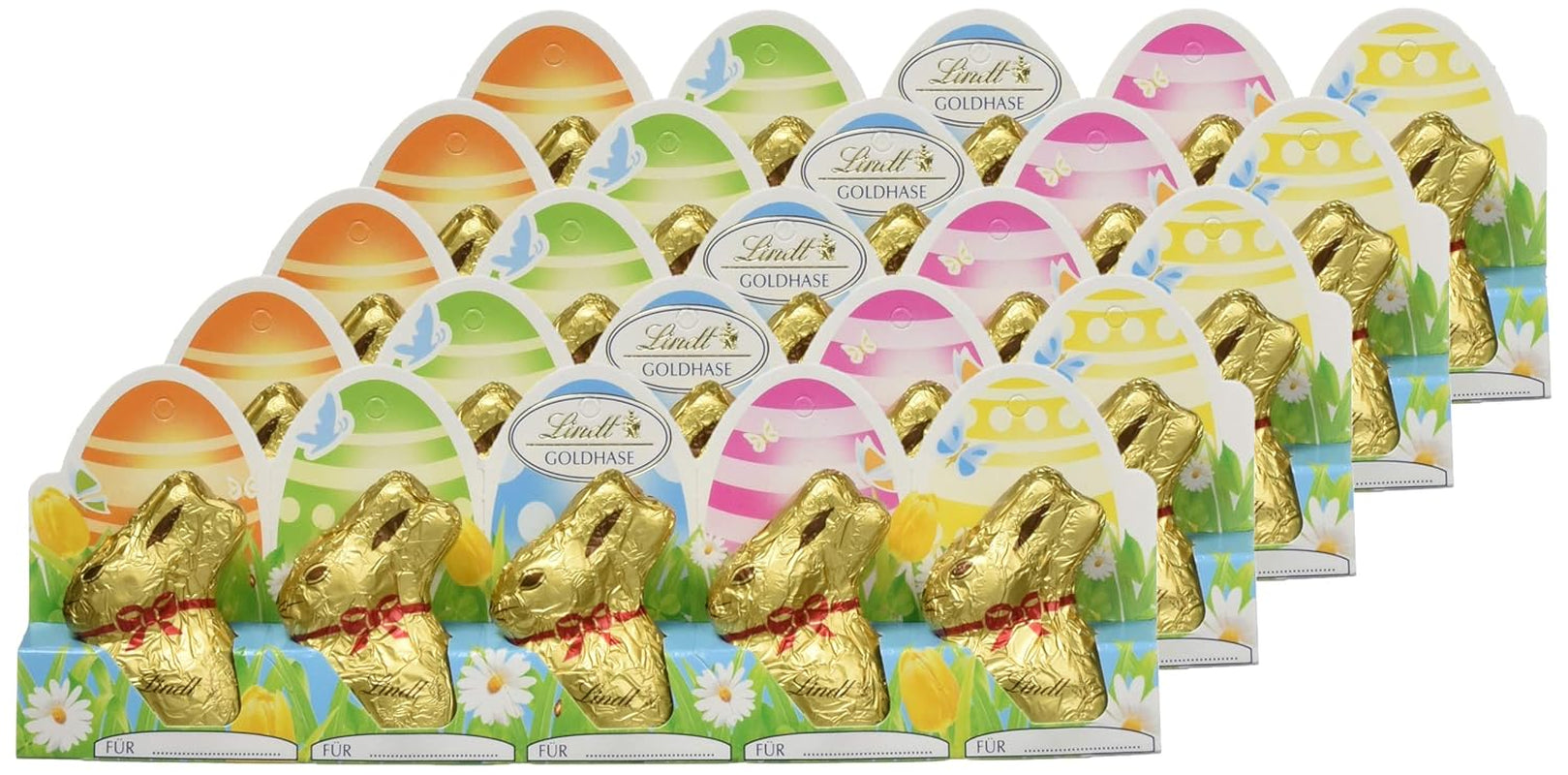 Mini Golden Bunny Perforiert 5er Pack (5 x 50g)