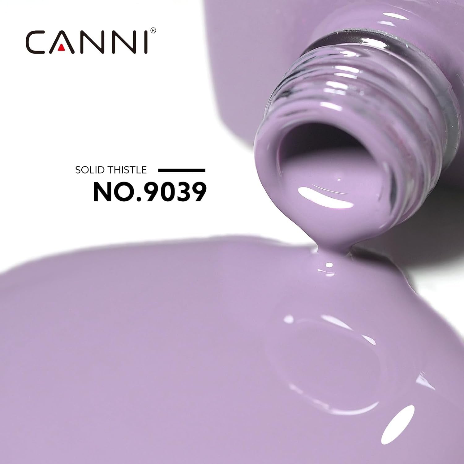 CANNI Gel-Nagellack, semipermanent, dunkelviolett, Nagellack, UV-Gel, Soak Off, Maniküre