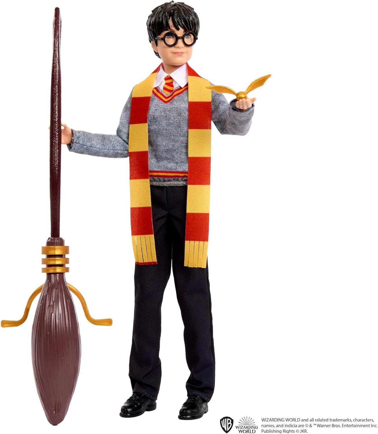 HARRY POTTER Gryffindor-Adventskalender – 24 Geschichten, magische Überraschungen, Hogwarts-Gemeinschaftsraum, lebensechtes Gesicht, für Fans ab 6 Jahren, HND80 Naty Shop-Puppen