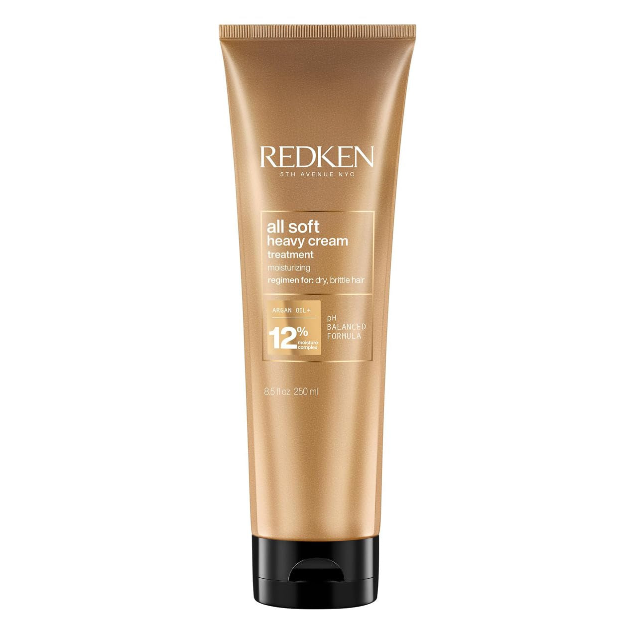 Redken Haarmaske für trockenes und brüchiges Haar, revitalisiert und spendet Feuchtigkeit, mit Keratinkomplex und Arganöl, ganz weiche, schwere Creme, 1 x 250 ml Naty Shop Haarmaske Standardtitel