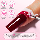 AIMEILI Latex Peel off Tape Nagelleck Korrektor Hautschutz Fingerschutz Für Nail Art Palisade Geruchlos Weiß 15Ml