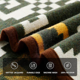 ACUSHLA 200,7X160 cm, 1,7 kg, Decke, Wolldecke, warme Reisedecke, Strickdecke, dekorativ, Decken für Sofa, Stuhl, Sofa, Bett, Wohnzimmer, Camping, geeignet für alle Jahreszeiten Ww203 Betten und Decken Besuchen Sie den ACUSHLA-Store