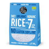 DIET-FOOD Bio-Shirataki-Konjac-Instantreis, kohlenhydratarm, kalorienarm, vegan, fettfrei, sojafrei, glutenfrei, Keto-freundlich, schlankmachend, 300 Gramm