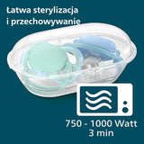 Philips Avent Ultra Air Schnuller, 2er-Pack – Bisphenol-A-Schnuller für Babys von 0–6 Monaten (Modell SCF085/15), braun/grün