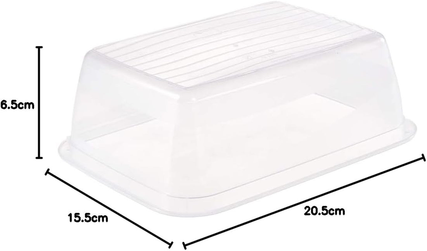 Kekeeper 3er-Set Frischhaltedosen, 3 x 1,25 l, 20,5 x 15,5 x 6,5 cm, Fredo Fresh, transparent blau Frischhaltedosen Naty Shop