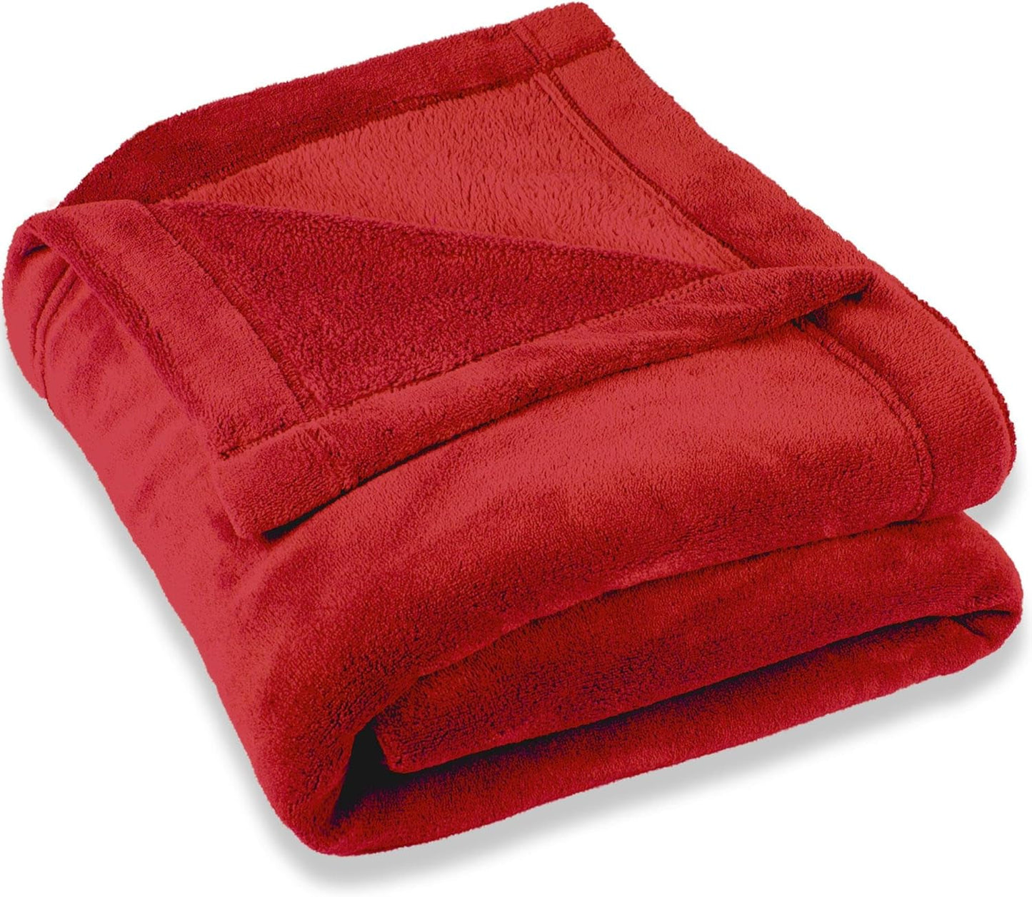 Celinatex flauschige Decke XXL 220 x 240 cm rote Sofadecke warme weiche Mikrofaserdecke Fleece Oeko-Tex Montreal Beds and Covers Besuche den CelinaTex-Store Rot 220 x 240 cm