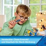 LEGO Sonic the Hedgehog Cyclone Vs. Metal Sonic – Mechs-Sammelspielzeug mit 2 Videospiel-Minifiguren – Geschenkidee für Jungen und Mädchen ab 8 Jahren und Teenager-Spielefans 77002 Bausätze Besuchen Sie den LEGO-Store
