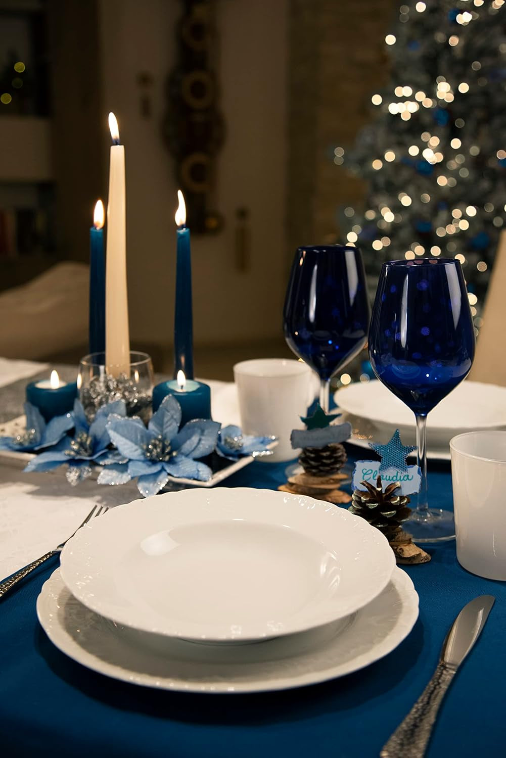 Excelsa Besteckset, 18-teilig, weiß