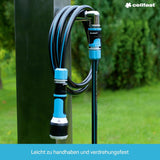 CELLFAST Gartenschlauch, 6-lagiger Wasserschlauch, doppelt geflochtener Stoff, Bewässerungsschlauch, UV-beständig, Anti-Algen, flexibler Schlauch, 32 bar, 1 Zoll, 25 Meter, Hobby