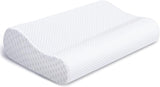 Findigit Gesundheitskissen, Memory-Schaum-Kissen, orthopädisches Nackenstützkissen für Seiten- und Rückenschläfer, ergonomisches Halswirbelsäulenkissen (60 x 35 x 11/9 cm). Orthopädische Halskissen von Naty Shop