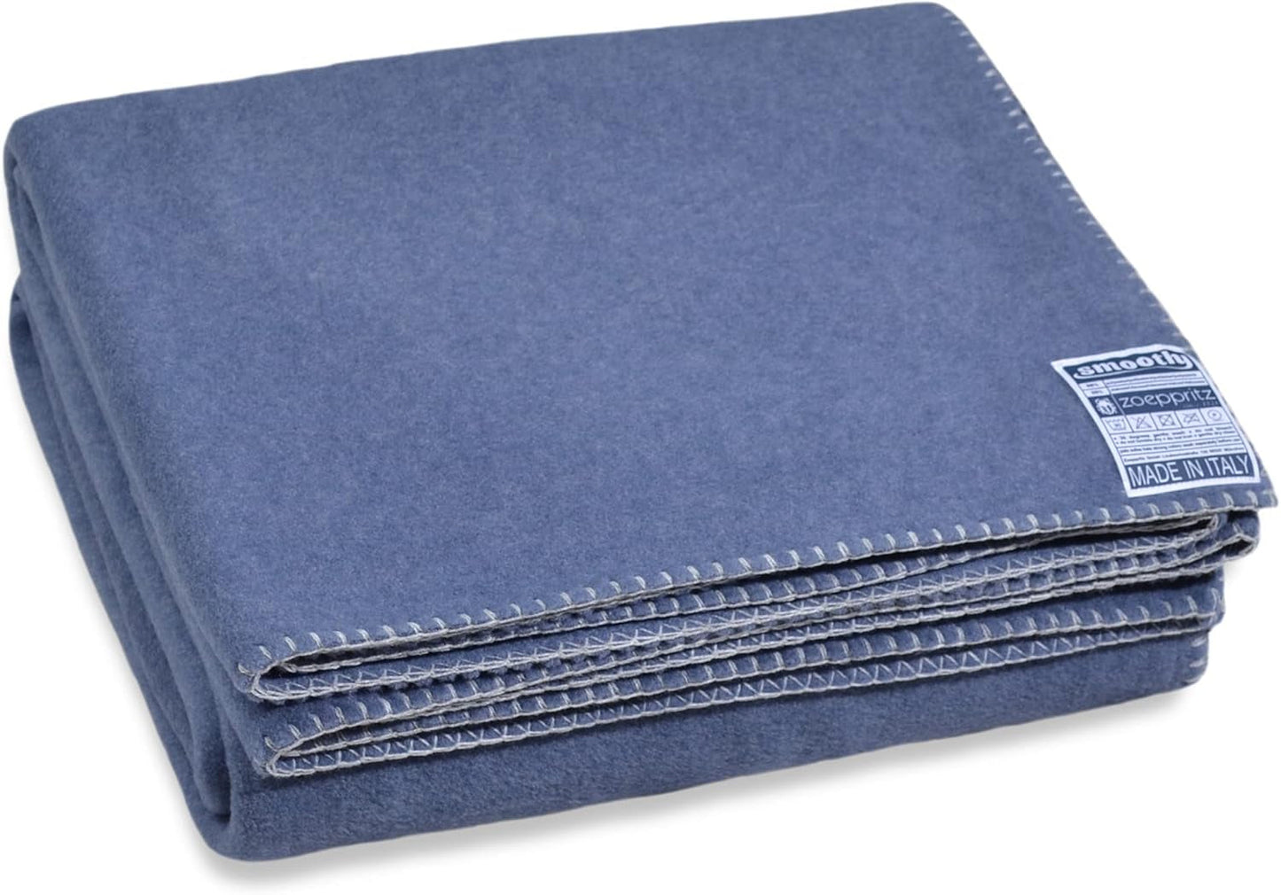 Zoeppritz Since 1828 Smoothy Fleecedecke – Flauschige bequeme Polarfleecedecke – Vegan – 140 x 190 cm – 010 Off-White, 010 Offwhite Zoeppritz Since 1828 540 Indigo 140 x 190 cm