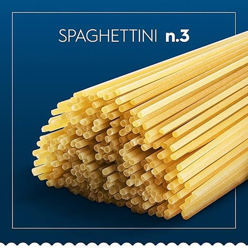 Pasta Barilla Classic Spaghettini Nr. 3 hochwertiger Hartweizen, immer al dente (1 x 500 g)