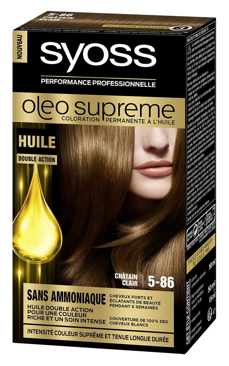 Syoss – Oléo Suprême – Permanente Haarfarbe – 5-86 Hellkastanienhaarfarbe Naty Shop Standardtitel