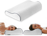 Z-Hom Nackenstützkissen, Memory-Schaum-Kissen, Seitenschläferkissen, ergonomisches Kissen, Anti-Schnarch-Kissen, orthopädisches Schlafkissen, abnehmbarer Bezug (49 x 30 x 7/10 cm). Naty Shop orthopädische Zervikalkissen 49 x 30 x 7/10 cm