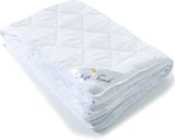 Aqua-Textil 4-Jahreszeiten-Steppdecke 135 x 200 cm, zusammengeknüpfte Decken, Winter 800 g, Sommer 600 g, Klimaregulierung, Öko-Tex, Bettdecken und Steppdecken, Naty Shop