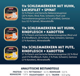 animonda Vom Feinsten Adult Gourmet Variety (32 x 100 g), getreidefreies und zuckerfreies Nassfutter für ausgewachsene Katzen mit einem unwiderstehlichen Gourmet-Kern.