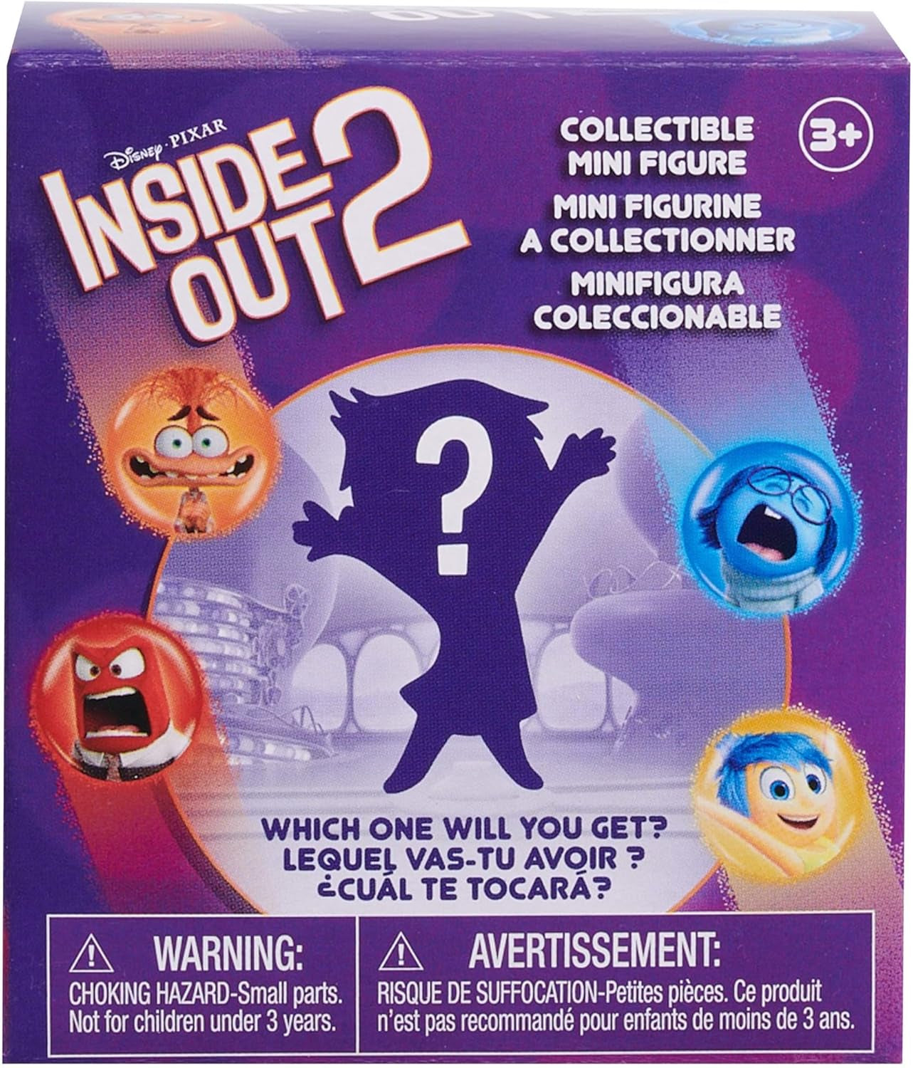 Spielen Sie einfach Disney und Pixar Inside Out 2 Minifiguren, Sammelfiguren, 2,5 cm bis 6,4 cm hoch, Spielzeug für Kinder ab 3 Jahren, Actionfiguren, Naty Shop