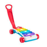 Fisher-Price Leuchtendes Riesen-Xylophon – elektronisches Musikinstrument zum Nachziehen von Liedern mit Lerninhalt, für Kinder, Kleinkinder ab 9 Monaten, mehrfarbig, Version: Französisch, HJK40 Toys Bebe Naty Shop Inglese, Imballaggio Ridotto
