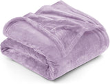 Utopia Bedding Kuschelige Fleecedecke [228 x 228 cm, Grau] Weiche, leichte, warme und flauschige Decke, bequeme und atmungsaktive Decke für Bett, Sofa, Couch, Betten und Decken. Besuchen Sie den Utopia Bedding-Store Lila 228 x 167 cm