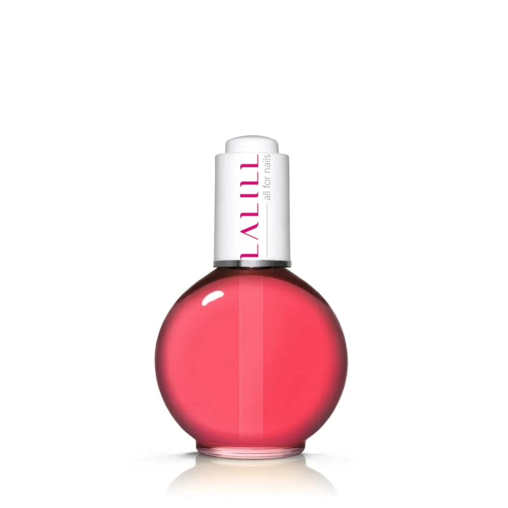 LALILL Nail Cuticle Oil 75Ml – Himbeere Nagelpflegeöl – Nagelöl Pflege Für Nägel Nagelhaut – SPA Maniküre Naildesign Hände – Vegan – Mit Pipette