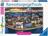 Ravensburger Puzzle Scandinavian Places 12000114 – Stockholm, Schweden – 1000-teiliges Puzzle für Erwachsene und Kinder ab 14 Jahren. Puzzle Naty Shop im alten Design