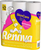 Renova Skincare Purissimo Toilettenpapier, 12 Rollen, weiß