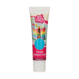 Lebensmittelfarbe Funcakes Gel Türkis: Hochkonzentrierte Lebensmittelfarbe für Teig, Creme, Fondant und Marzipan. Einfache Dosierung. Ein einziger Tropfen, um lebendige Farben zu erzeugen. Halal. 30 g.