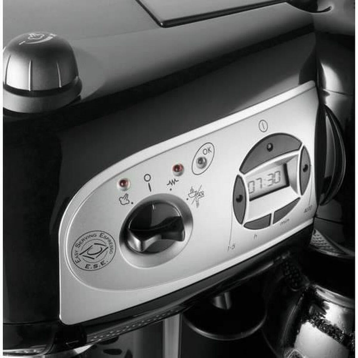 De'Longhi BCO264.1 Espresso- und Kaffeemaschine in einem, mit Pumpe, schwarz, 38 x 24 x 35 cm