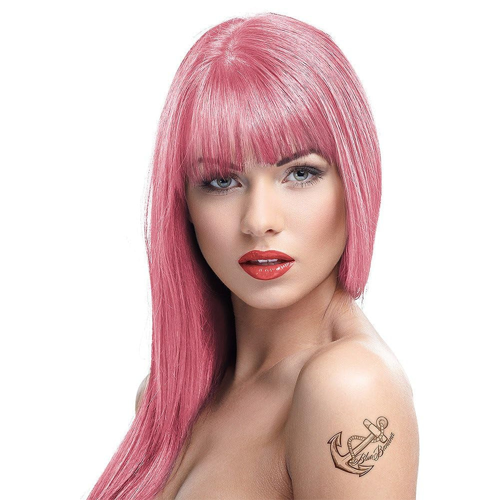 GO TOXIC UV semipermanente Haarfärbecreme, 100 ml (1 Packung) Haarfärbemittel Naty Shop Rose 200 ml (1 Packung)