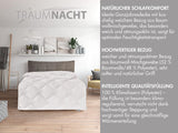Traumnacht Bequeme Baumwoll-Mono-Steppdecke für alle Jahreszeiten, ideale Übergangsdecke mit Bezug aus Baumwollmischung, 135 x 200 cm, waschbar, Öko-Tex-zertifiziert, hergestellt nach deutschem Qualitätsstandard. Steppdecken und Quilts Naty Shop
