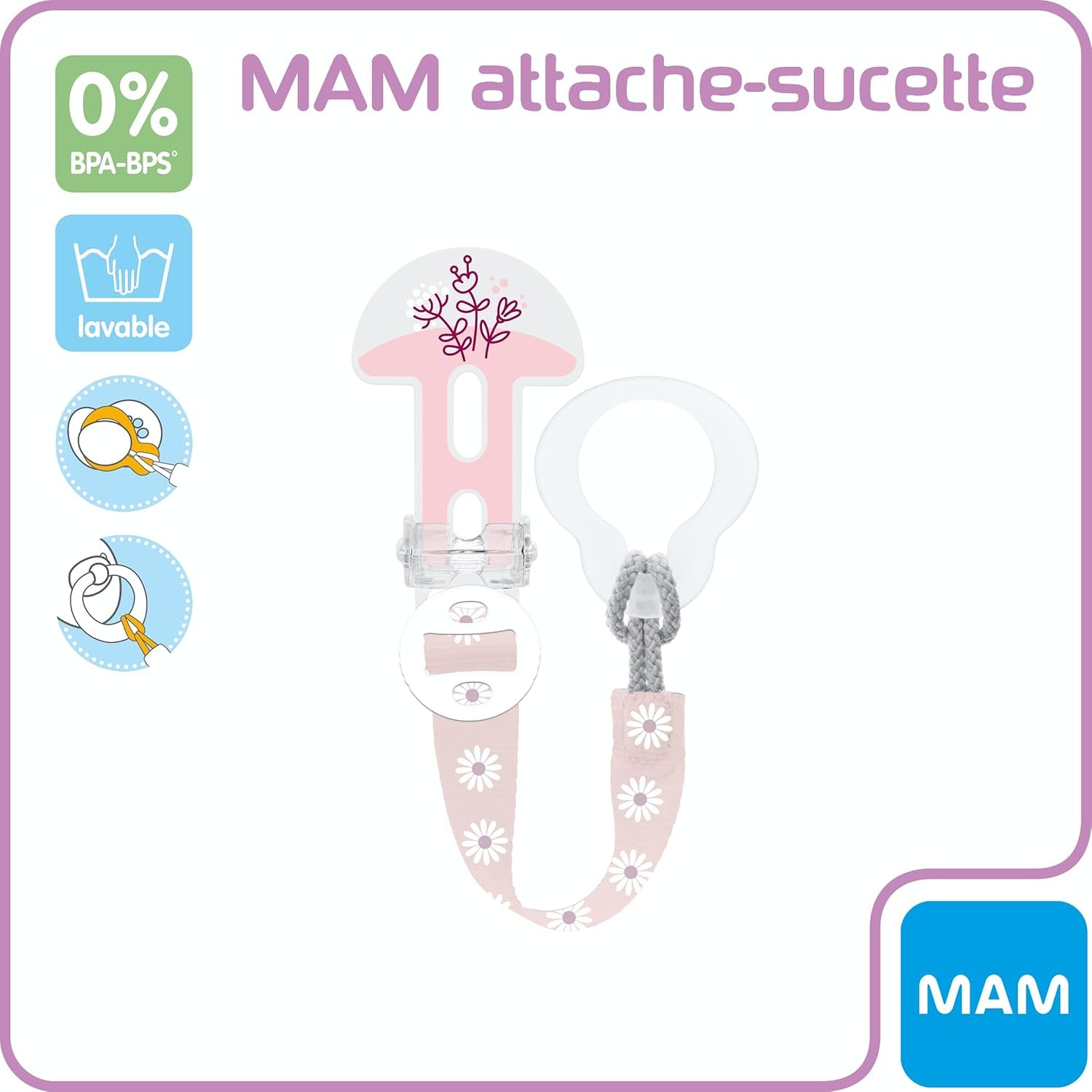 MAM gemischte Sukkulenten für alle Altersgruppen – zufällige Farbe – Anleitung auf Französisch.